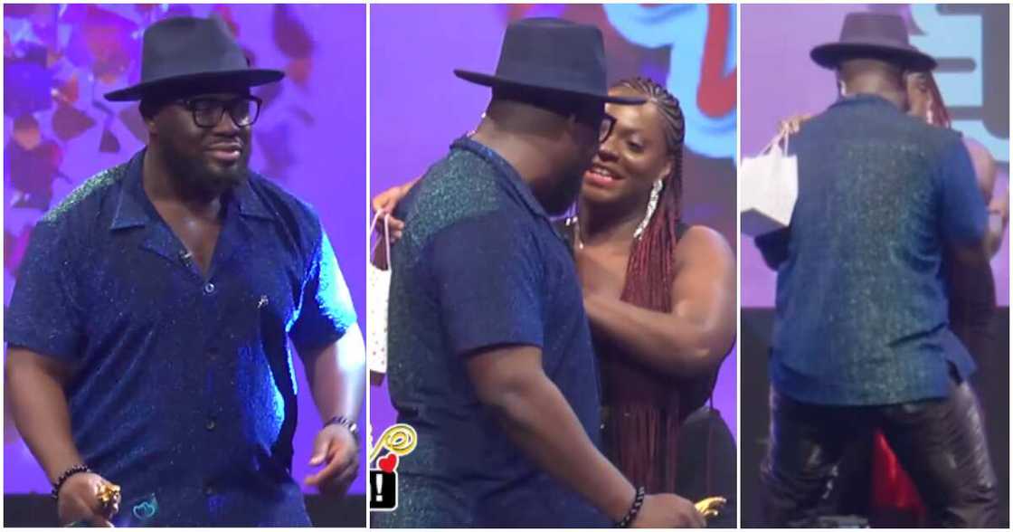 Giovani Caleb and his wife at Val's Day edition of Date Rush. Giovani Caleb and his wife at Val's Day edition of Date Rush.