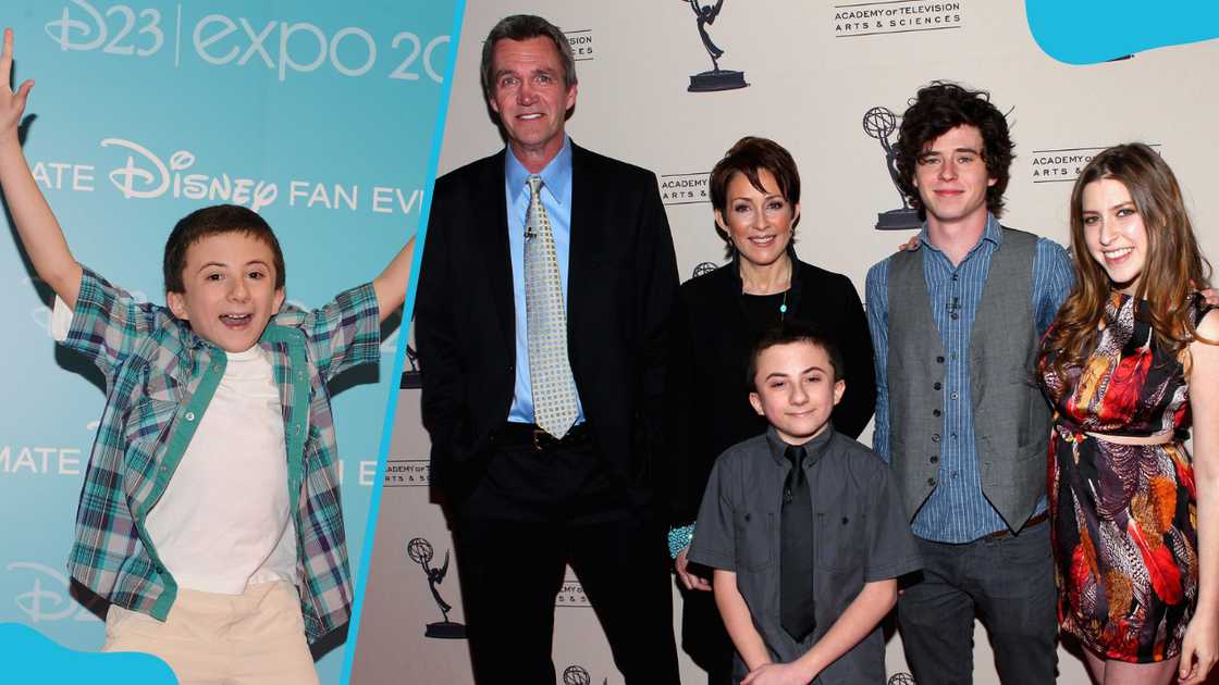 Atticus Shaffer at the Anaheim Convention Centre for Disney's D23 Expo 2011 (L). "The Middle" cast members at the Leonard H. Goldenson Theatre (R). Atticus Shaffer at the Anaheim Convention Centre for Disney's D23 Expo 2011 (L). "The Middle" cast members at the Leonard H. Goldenson Theatre (R).