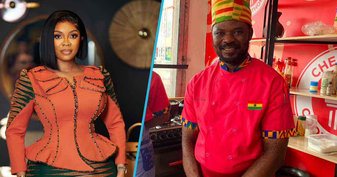 Serwaa Amihere and Chef Smith in photos