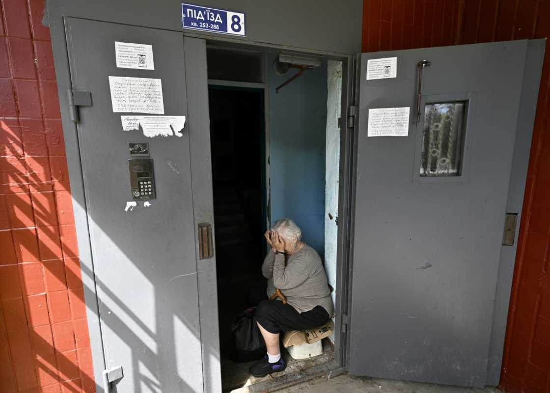 Galyna Chorna is the only remaining resident of her nine-storey block in Saltivka that has been relentlessly shelled by Russia Galyna Chorna is the only remaining resident of her nine-storey block in Saltivka that has been relentlessly shelled by Russia