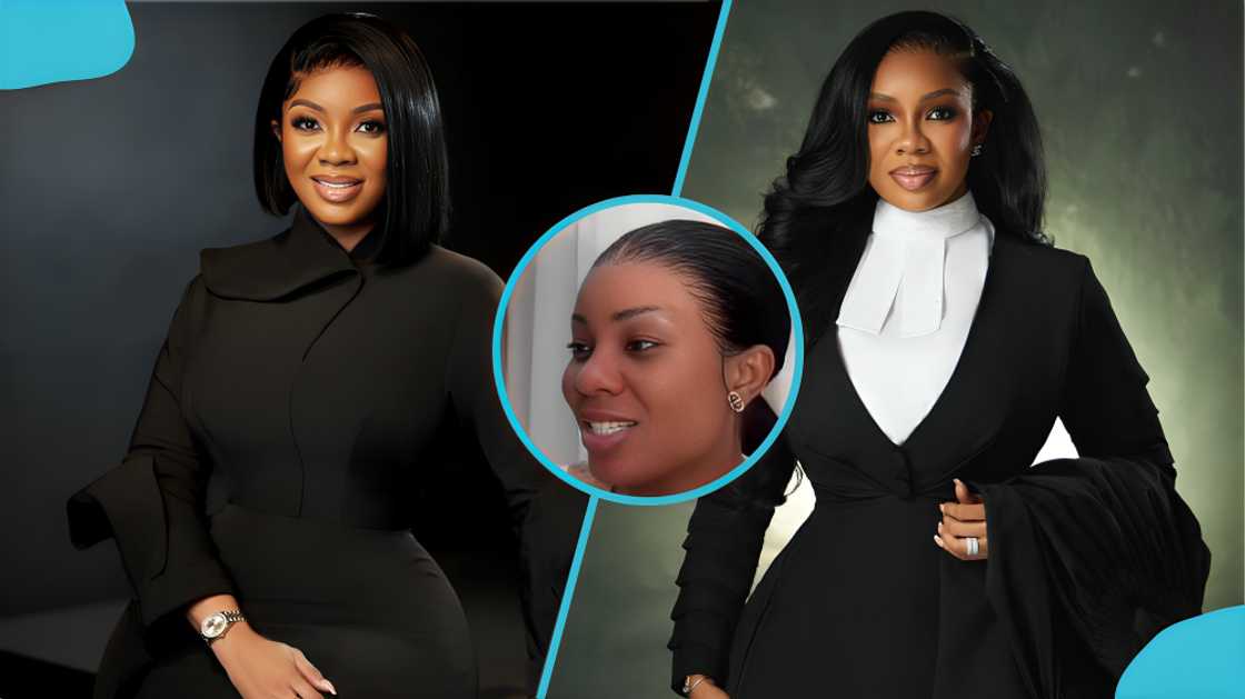 Serwaa Amihere, Serwaa Amihere and niece, Serwaa Amihere sister, Serwaa Amihere TikTok Live, Maths homework, Serwaa Amihere school