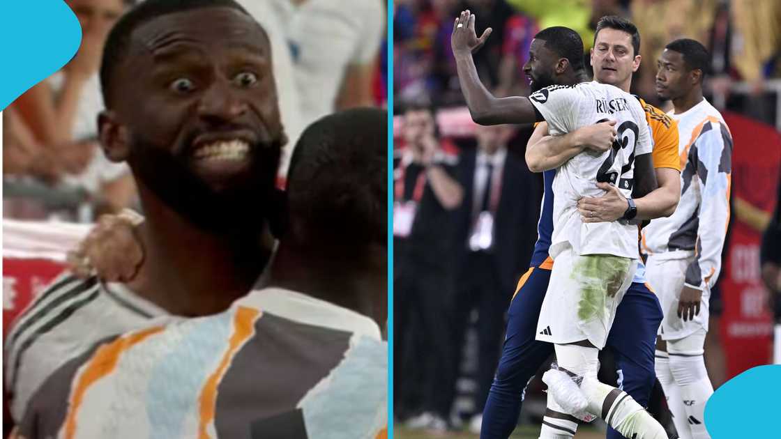 Antonio Rudiger faces ban after launching missile at ref as Barcelona beat Real Madrid Antonio Rudiger faces ban after launching missile at ref as Barcelona beat Real Madrid