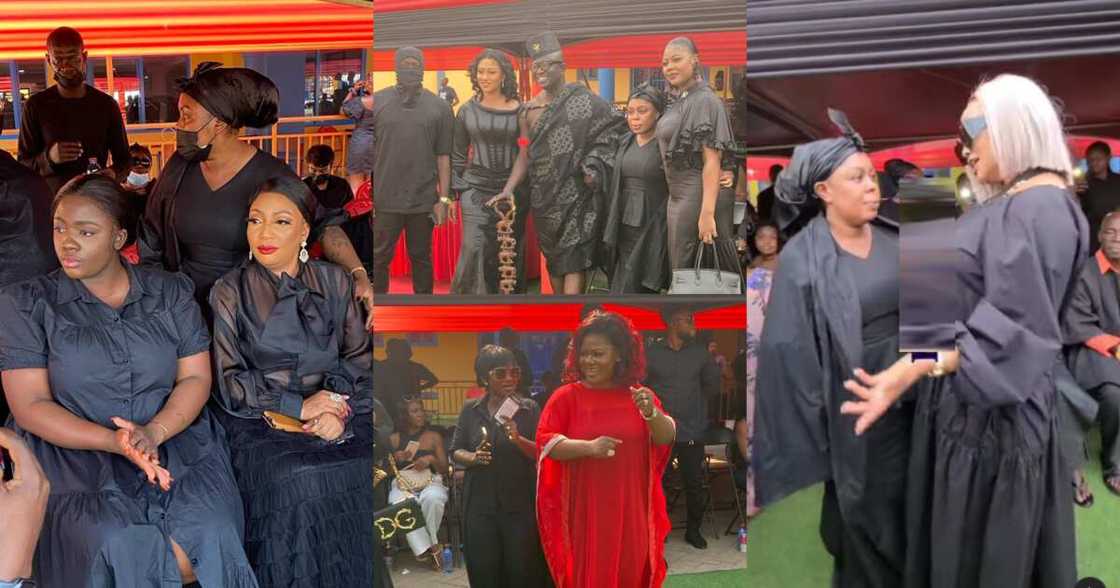 McBrown, Tracey Boakye, Fadda Dickson, Hajia4Real, others mourn with Afia Schwar