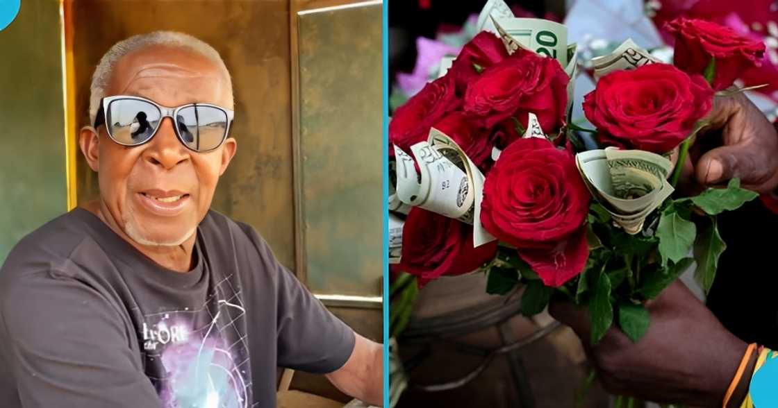 Grandpa, Ghanaian men, Valentine's Day, romantic surprises, relationship. Grandpa, Ghanaian men, Valentine's Day, romantic surprises, relationship.