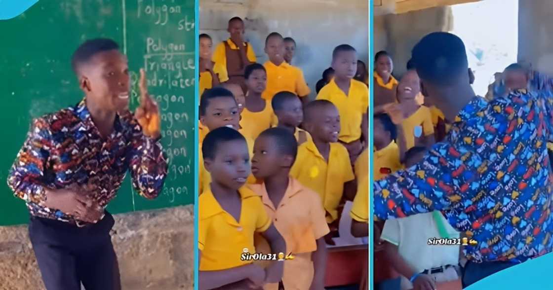 Ghanaian teacher, mathematics, teaching method, school pupils, social media Ghanaian teacher, mathematics, teaching method, school pupils, social media