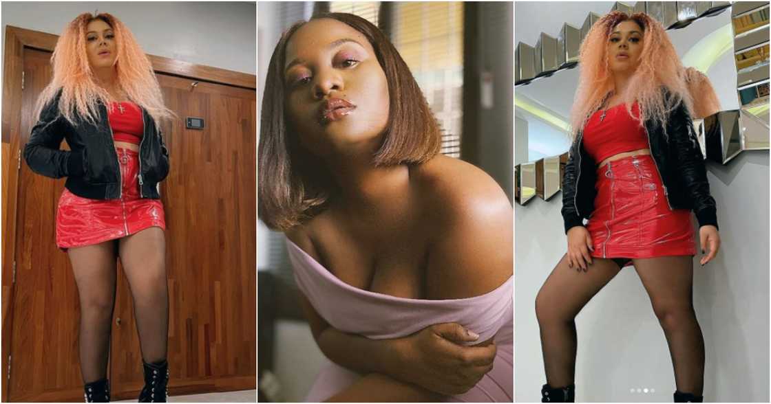 Nadia Buari flaunts her beauty as she rocks hot red outfit to sister Samera's 90s themed b'day party Nadia Buari flaunts her beauty as she rocks hot red outfit to sister Samera's 90s themed b'day party