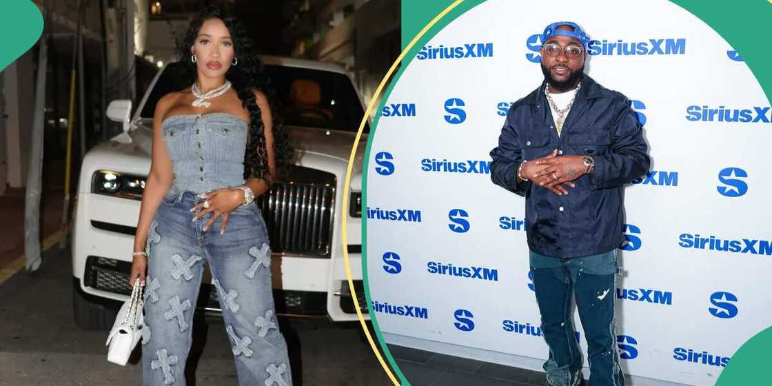 American curvy model drops video of Davido begging her for something while in the room. American curvy model drops video of Davido begging her for something while in the room.