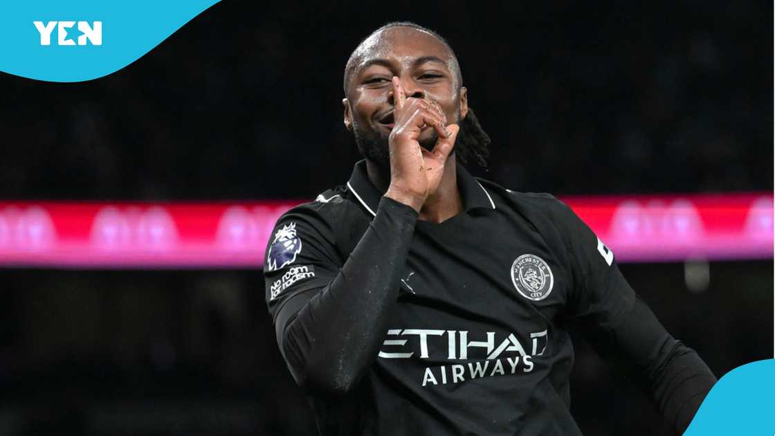 Pep Guardiola, Antoine Semenyo, Manchester City, Bournemouth, Premier League, Semenyo's attacking versatility, Ghana international, Premier League, Semenyo stats.