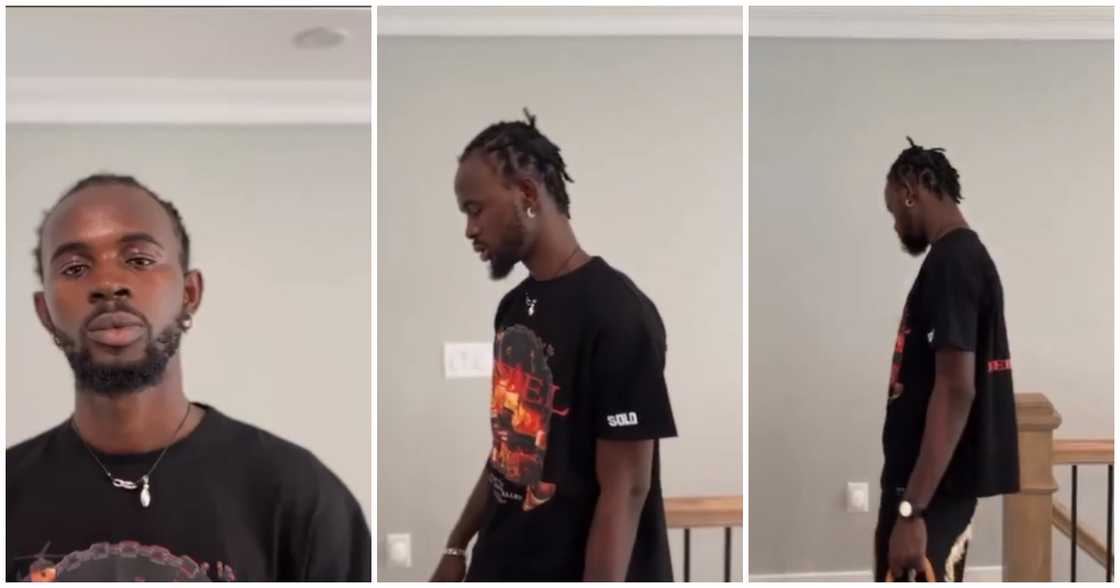 Black Sherif looks sad Black Sherif looks sad