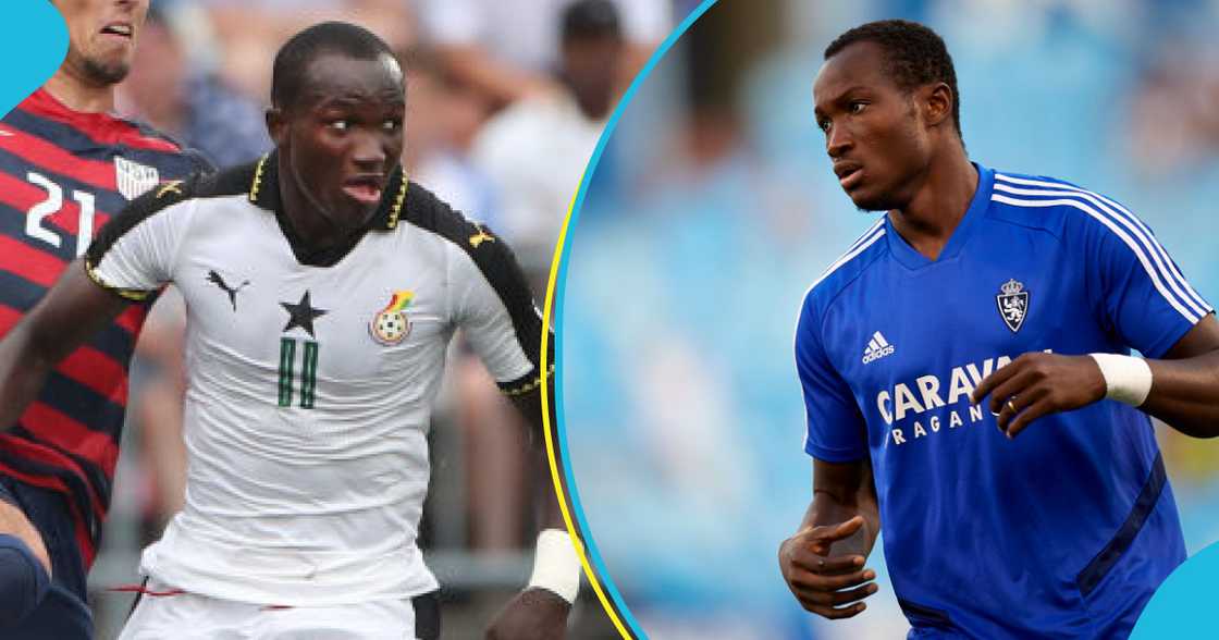 Raphael Dwamena passes on Raphael Dwamena passes on