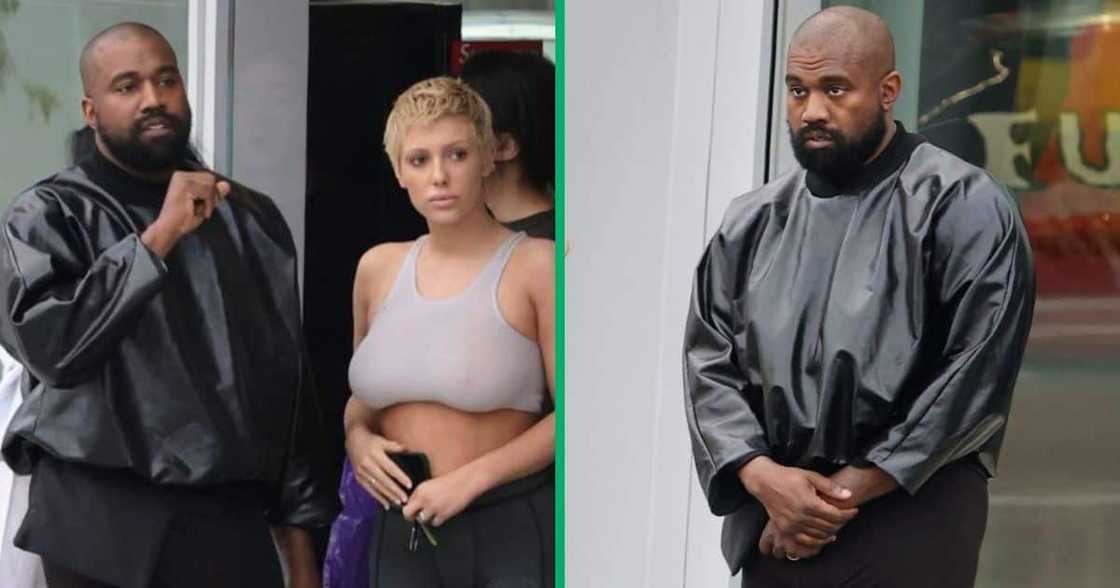 Bianca Censori and Kanye West.