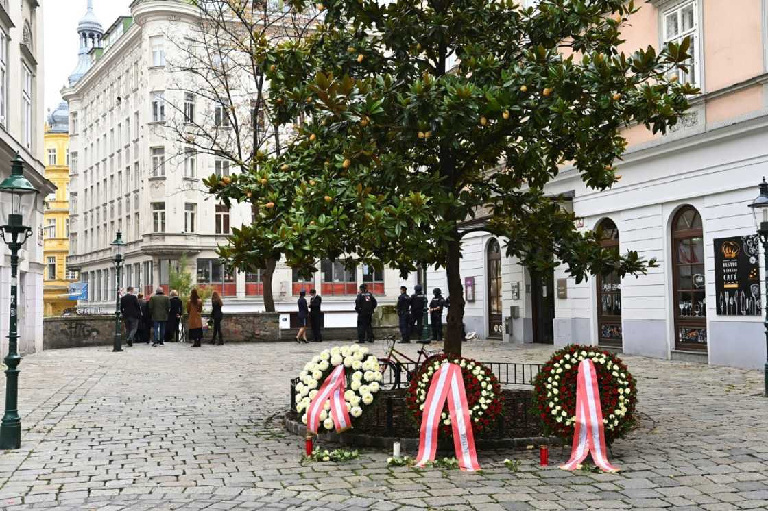 Four people were killed and 23 others wounded in Austria's first deadly jihadist attack Four people were killed and 23 others wounded in Austria's first deadly jihadist attack