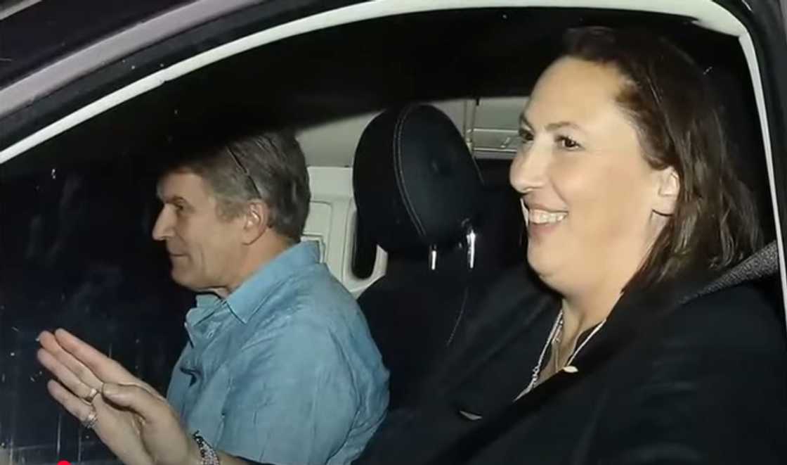 Richard Fairs (L) and Miranda Hart (R) Richard Fairs (L) and Miranda Hart (R)