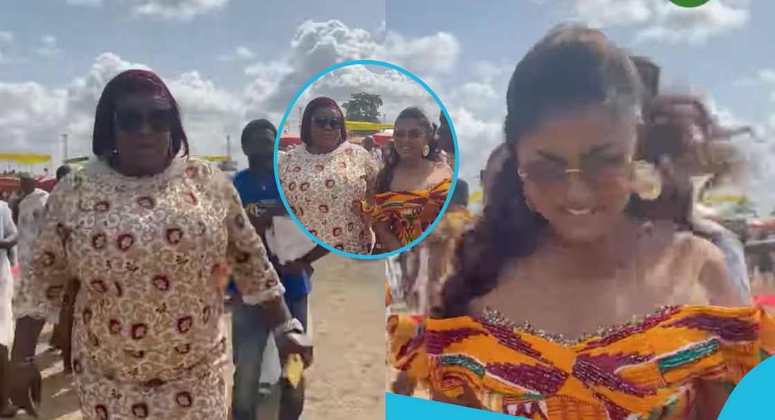 Nana Ama McBrown and Mercy Aseidu Nana Ama McBrown and Mercy Aseidu