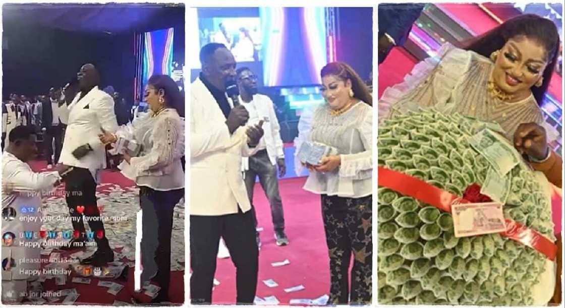 Pastor Fufeyin celebrates his wife.