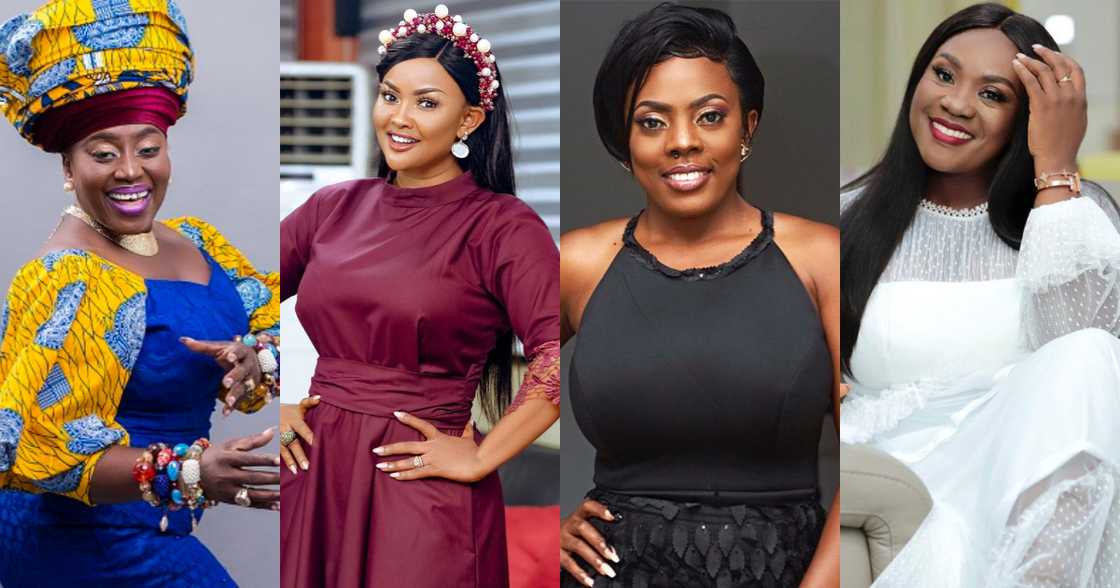 Throwback Photo of McBrown, Nana Aba, Emelia Brobbey, and Mama Zimbi as Fresh Young Girls Surfaces online