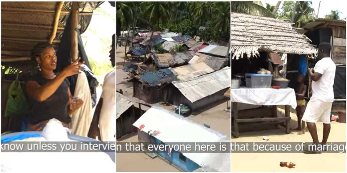 Village of Ghana in Ivory Coast