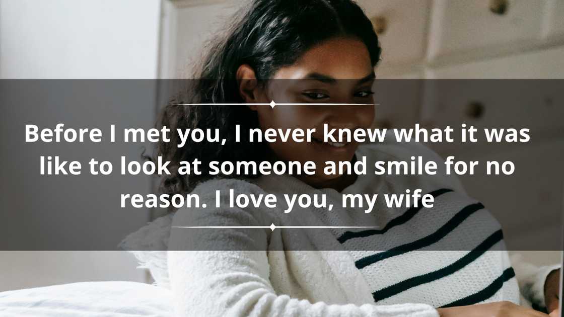 Sweet love text messages for your wife