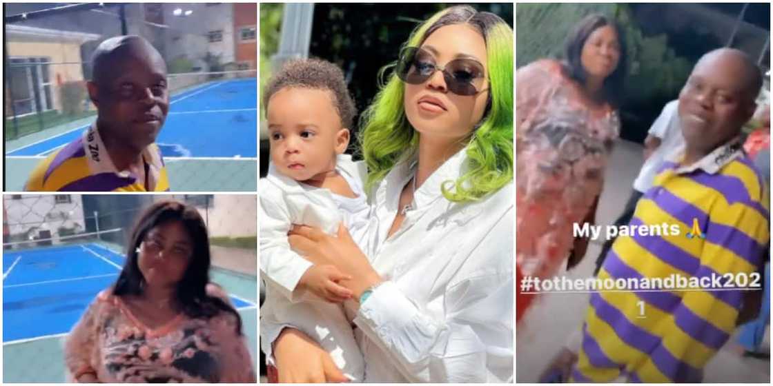 Regina's parents are ready to party with their grandson Regina's parents are ready to party with their grandson