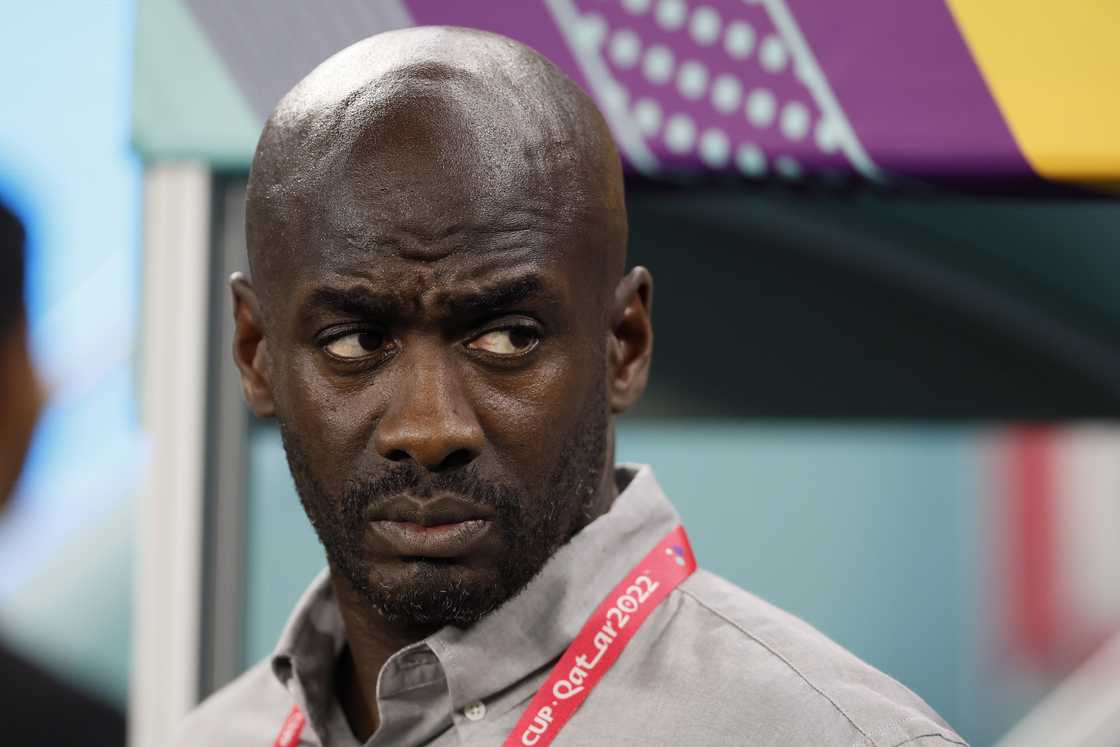 Otto Addo, Head Coach of Ghana during the FIFA World Cup Qatar 2022 Group H match between Ghana and Uruguay at Al Janoub Stadium on December 2, 2022 in Al Wakrah, Qatar Otto Addo, Head Coach of Ghana during the FIFA World Cup Qatar 2022 Group H match between Ghana and Uruguay at Al Janoub Stadium on December 2, 2022 in Al Wakrah, Qatar