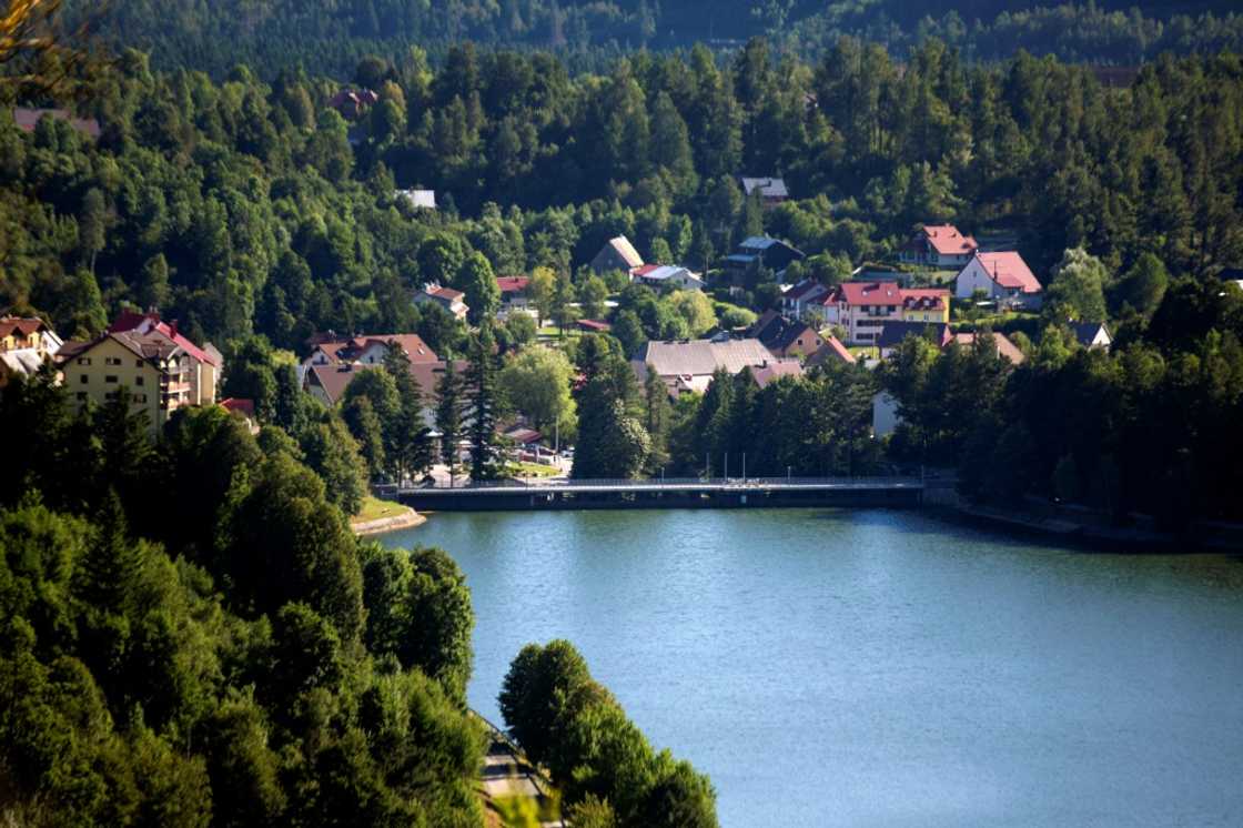 Cool refuge: Lake Bajer and the village of Fuzine in western Croatia