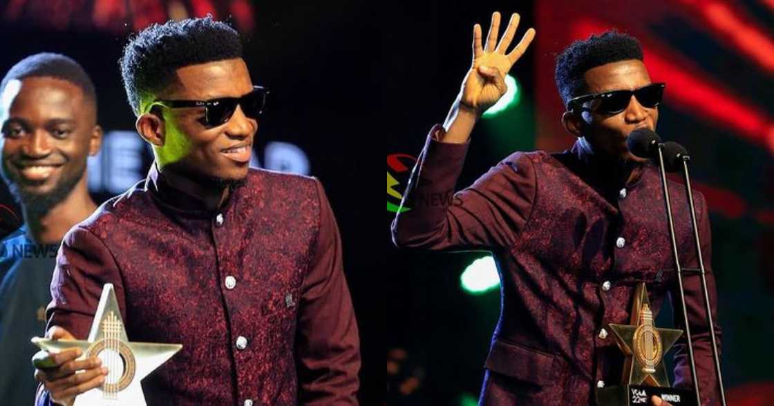 Kofi Kinaata: Rapper Celebrates Winning VGMA Songwriter of the Year Award for the 4th time in History