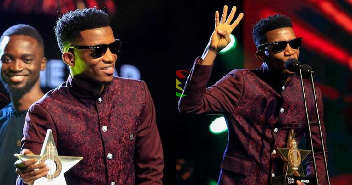 Kofi Kinaata: Rapper Celebrates Winning VGMA Songwriter of the Year Award for the 4th time in History Kofi Kinaata: Rapper Celebrates Winning VGMA Songwriter of the Year Award for the 4th time in History