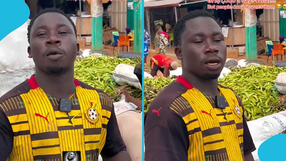 Plantain packer, Women, Respect, Making money, Agogo, Plantain business.