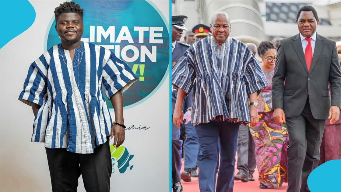 Wode Maya, John Dramani Mahama, Zambian netizens, traditional fugu, cultural significance, Ghanaian attire Wode Maya, John Dramani Mahama, Zambian netizens, traditional fugu, cultural significance, Ghanaian attire