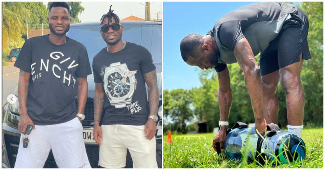 Wakaso goes to training after Christian Atsu's burial