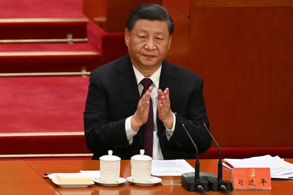 China's President Xi Jinping attends the closing ceremony of the 20th Chinese Communist Party's Congress in October 2022