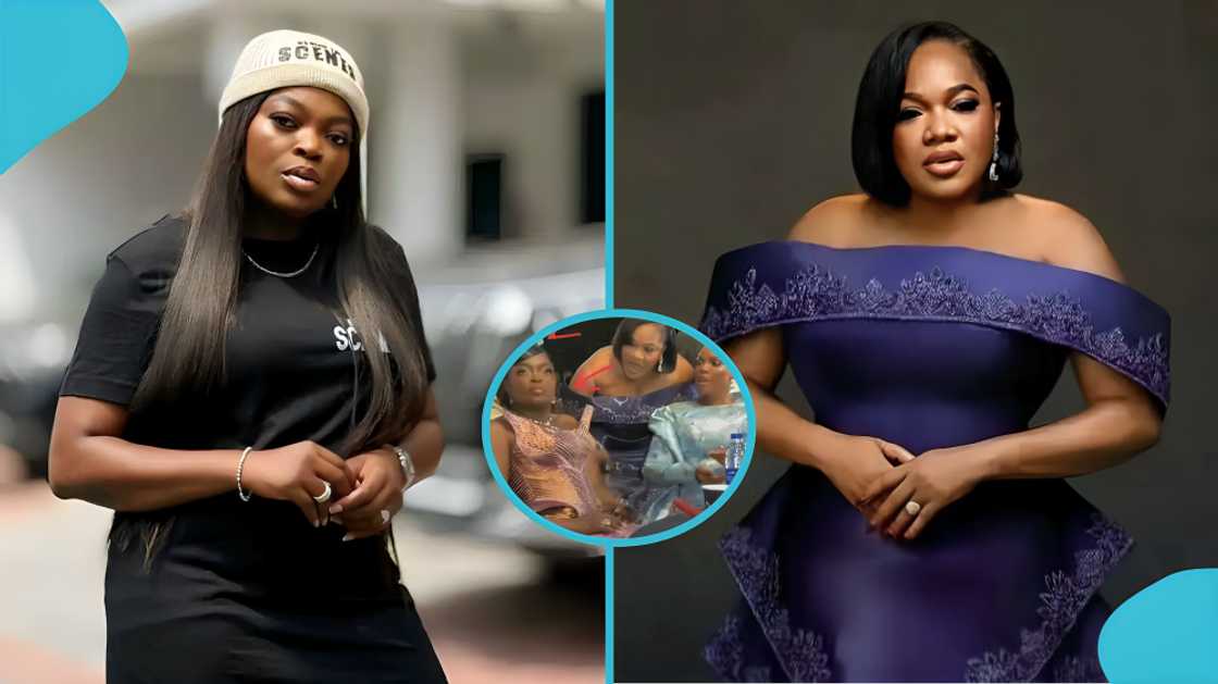 Funke Akindele, Toyin Abraham, Nigerian actresses, viral video, celebrity snub, social media reactions, film premiere