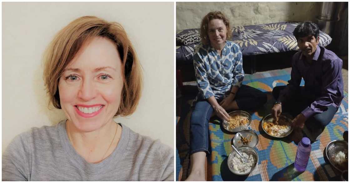 Kim Rinke, keke driver, Anthony, Pune, India, rickshaw driver, American woman, US lady Kim Rinke, keke driver, Anthony, Pune, India, rickshaw driver, American woman, US lady