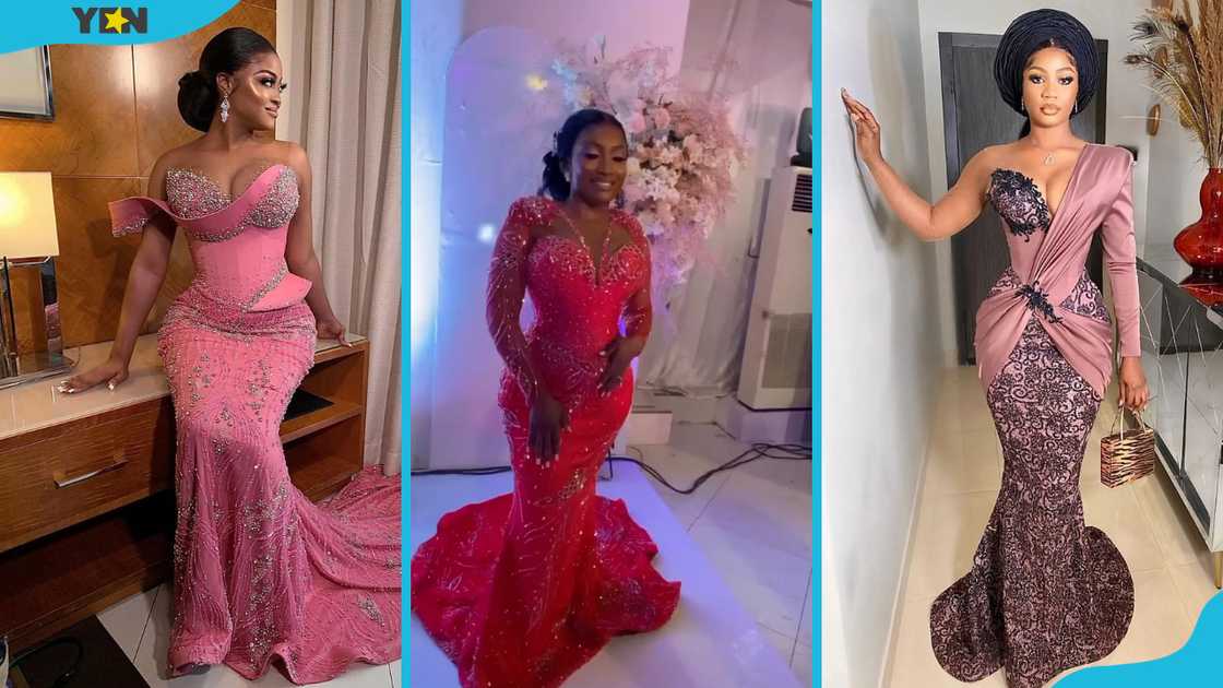 Aso ebi long gown styles hotsell