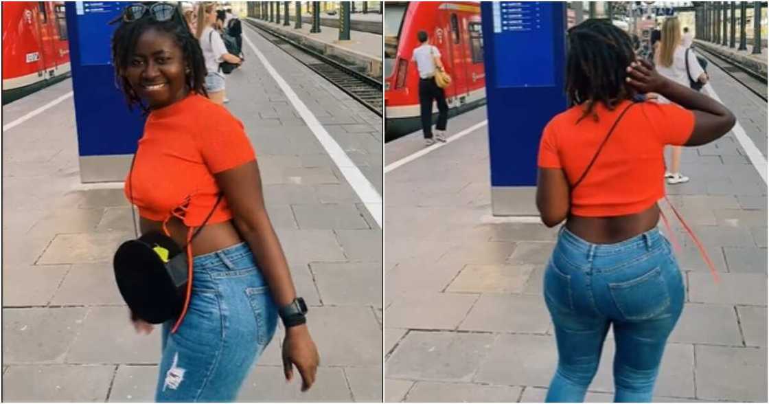 Photo of a young lady dancing Photo of a young lady dancing