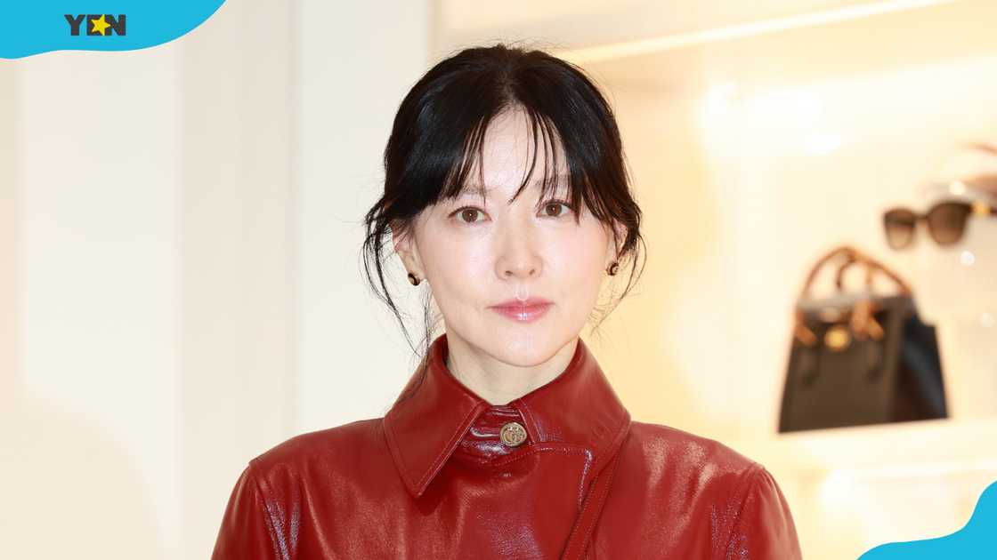 Lee Young-ae at the Gucci store reopening event at Hyundai Department Store Apgujeong Main Branch.