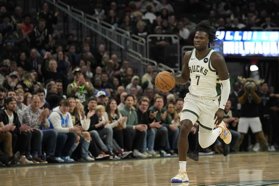 Chris Livingston dribbles the ball in the second half against the Utah Jazz Chris Livingston dribbles the ball in the second half against the Utah Jazz