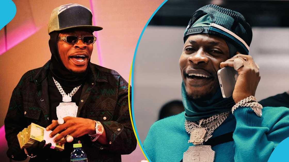 Shatta Wale, Shatta Wale displays dollar notes, Shatta Wale's Blessings song, Shatta Wale's awards, Ghanaian musician's wealth, Dancehall artiste Shatta Wale, Shatta Wale displays dollar notes, Shatta Wale's Blessings song, Shatta Wale's awards, Ghanaian musician's wealth, Dancehall artiste