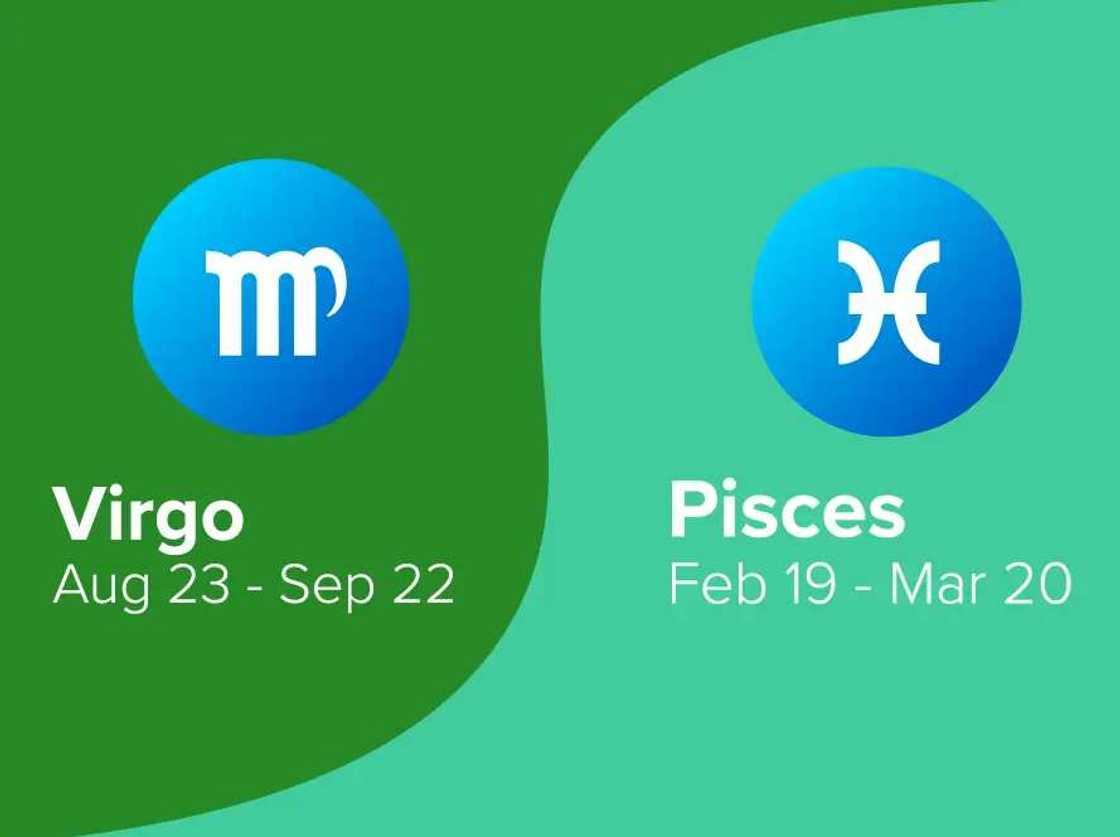 Virgo and Pisces
