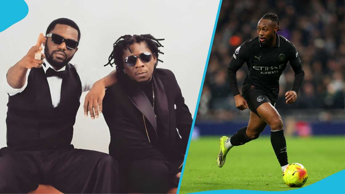 Antoine Semenyo, Manchester City, R2Bees, Premier League, Tottenham, Ghanaian music, football celebrations, Kwesi Arthur, Stonebwoy, Semenyo Tottenham goal.
