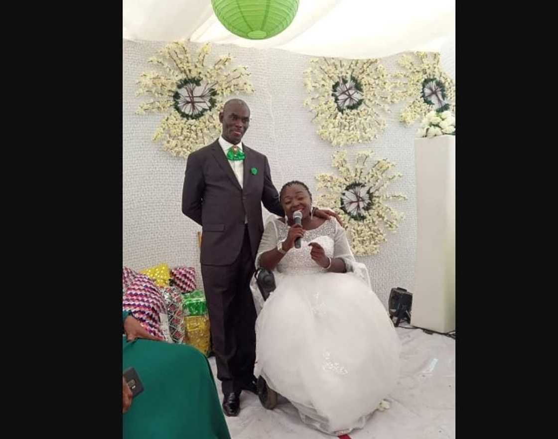 Beautiful photos as lady in wheelchair ties the knot with her bridal train also in wheelchairs Beautiful photos as lady in wheelchair ties the knot with her bridal train also in wheelchairs