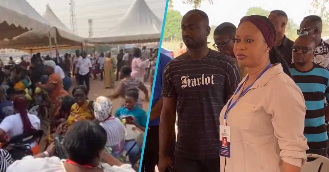 Photos of Sarah Adwoa Safo and NPP delegates.