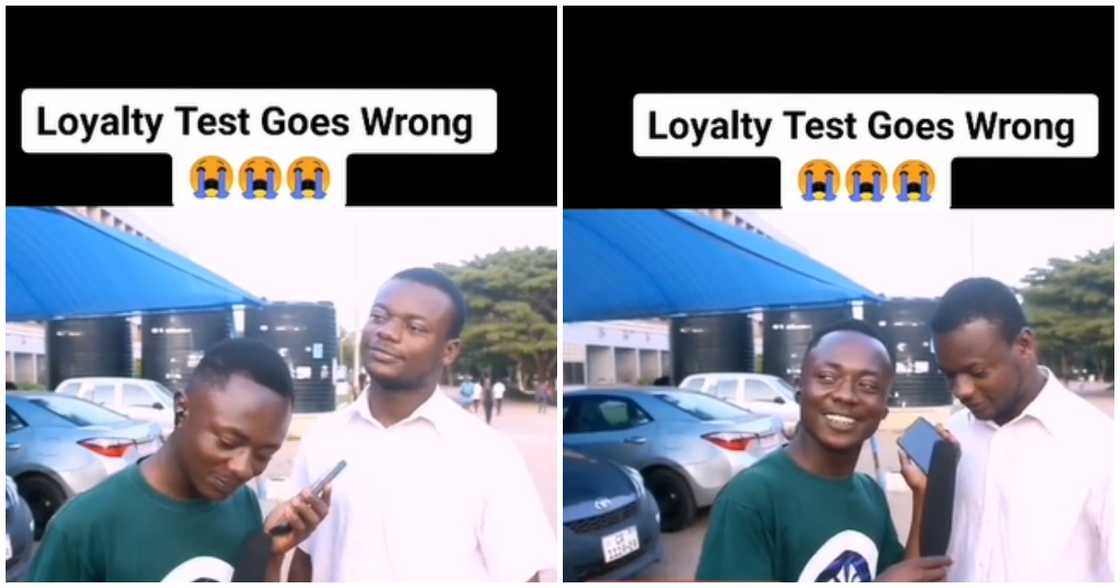 Young man in shock left dumbfounded after being denied by his girlfriend Young man in shock left dumbfounded after being denied by his girlfriend