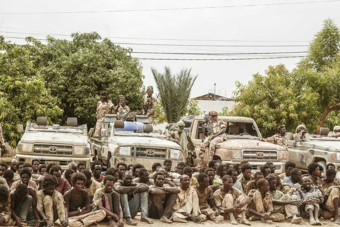 The Front for Change and Concord in Chad (FACT), some of whose captured fighters are seen here in N'Djamena last year, is boycotting Saturday's forum