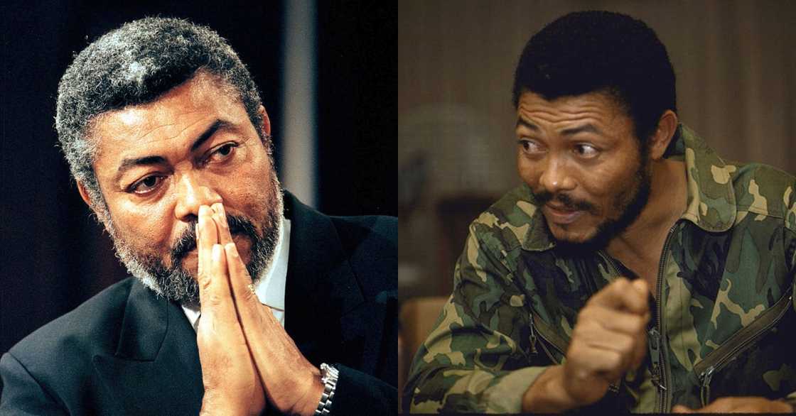 7 military photos of late J.J Rawlings that show he was a real 'action man'