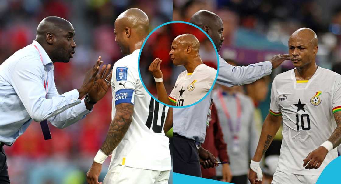 Dede Ayew and Otto Addo Dede Ayew and Otto Addo