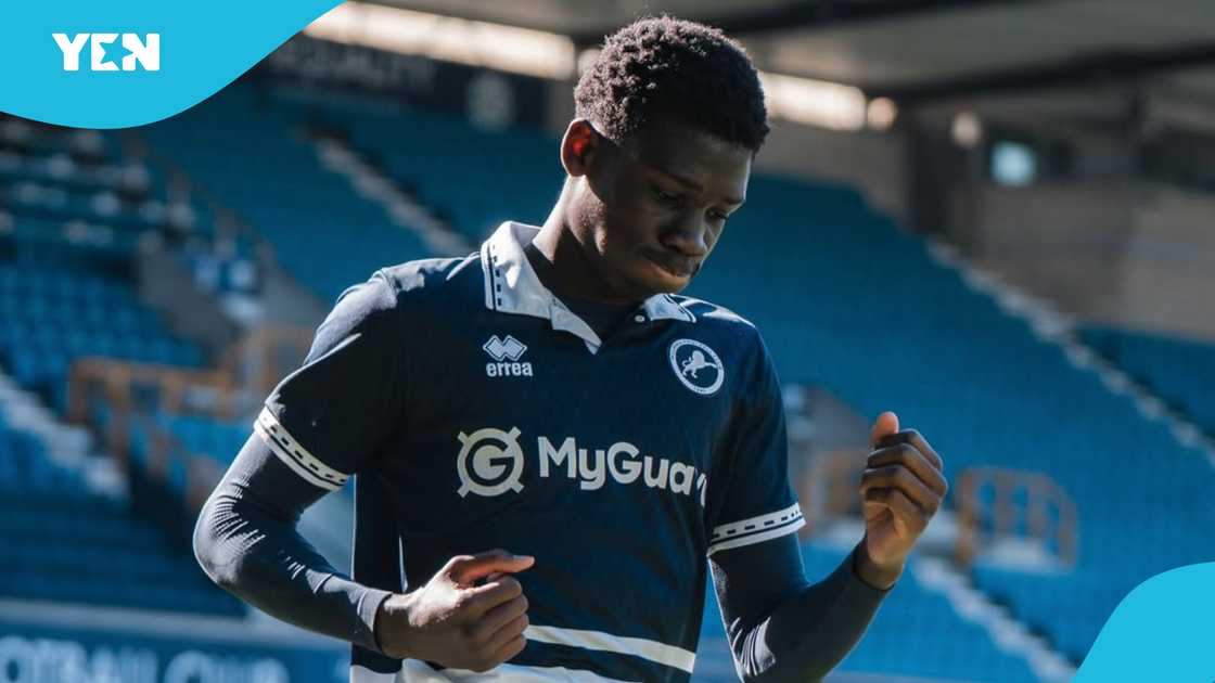 Tariq Lamptey, Rafiq Lamptey, Brighton and Hove Albion, Millwall FC, Premier League, Ghana Black Stars. Tariq Lamptey, Rafiq Lamptey, Brighton and Hove Albion, Millwall FC, Premier League, Ghana Black Stars.
