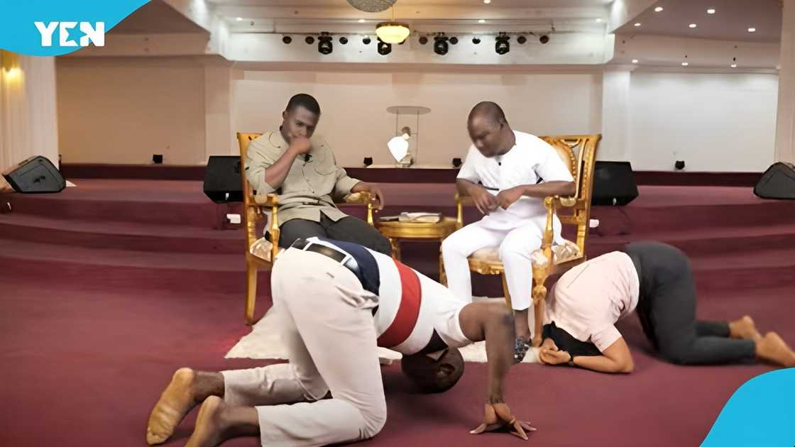 Bishop Bonegas, calls spirits, commands, church members, Ghanaian pastor Bishop Bonegas, calls spirits, commands, church members, Ghanaian pastor