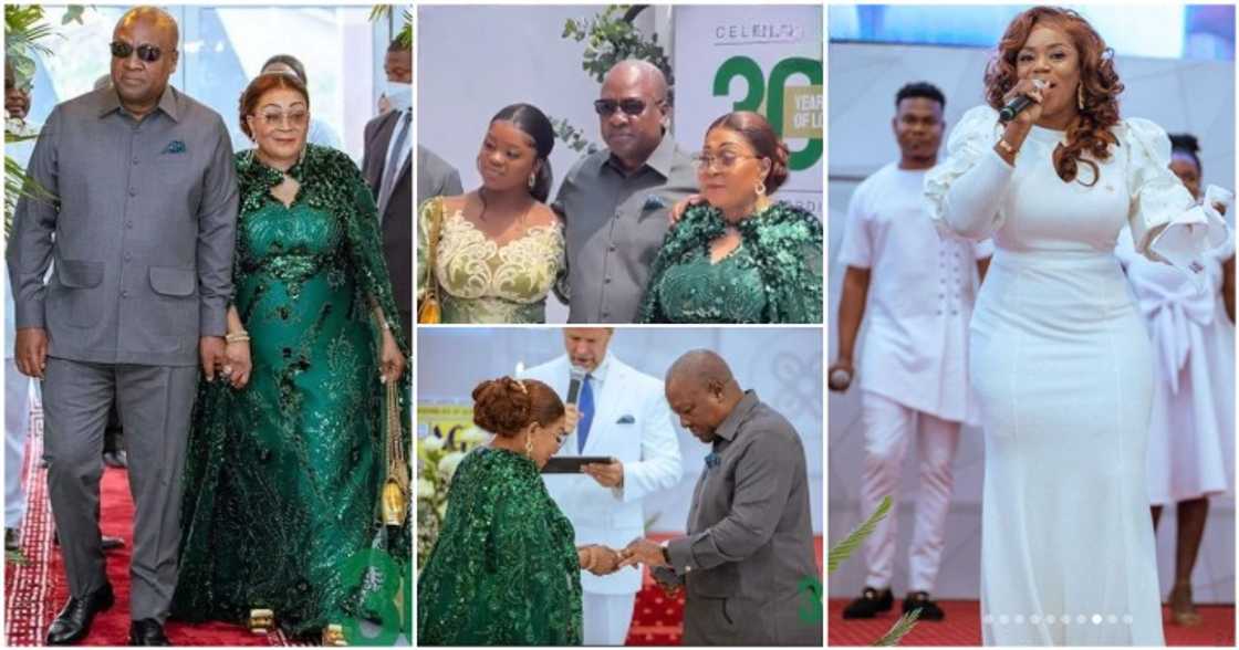 Mahama and Lordina celebrate their 30th wedding anniversary.