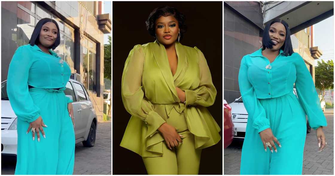 MzGee looks classy in a short hairstyle MzGee looks classy in a short hairstyle